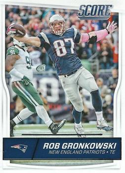 Rob Gronkowski New England Patriots 2016 Panini Score NFL #192